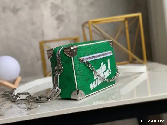Aaa replica bags VUITTON LOUIS SOFT TRUNK MINI 0704